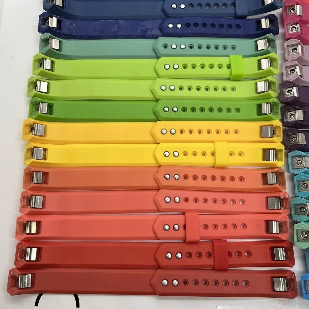 Huge Lot Of 45 Fitbit Alta Replacement Bands Size Small Silicone
